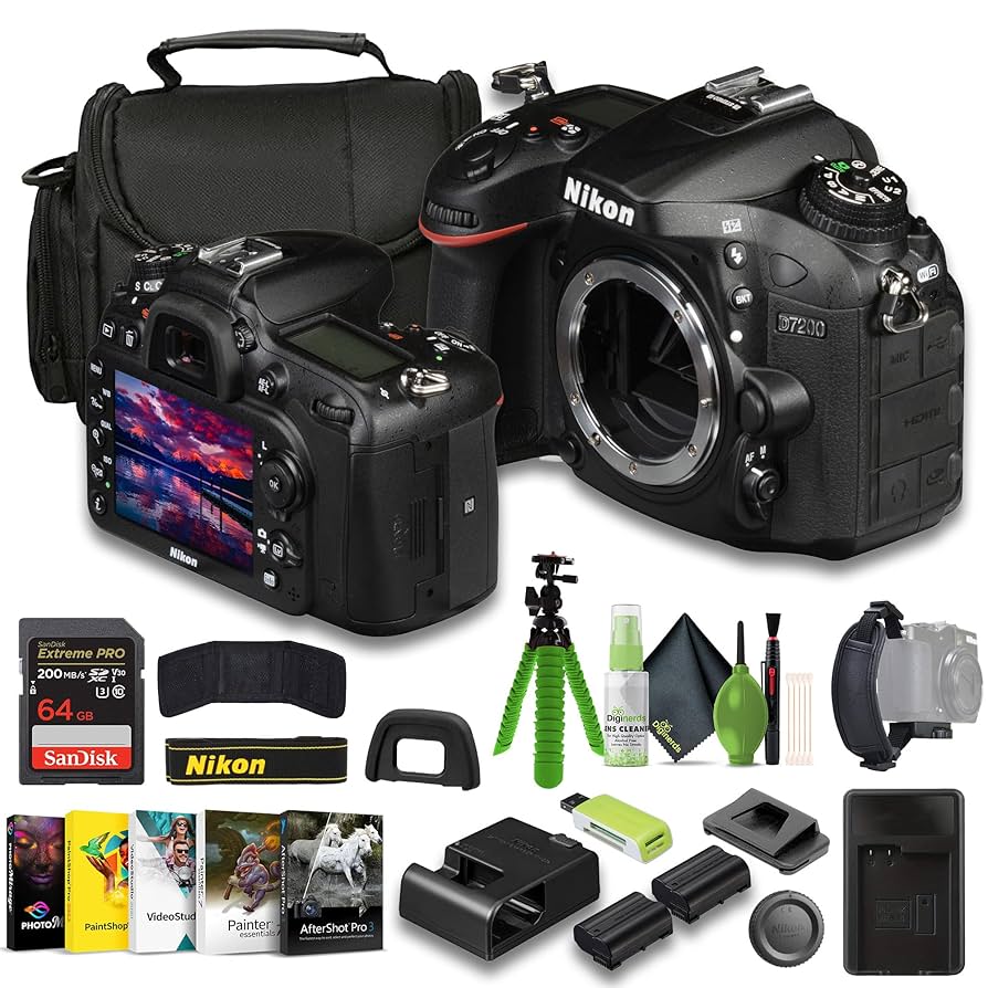 Nikon - Nikon D7200  セット Amazon.com : Nikon D7200 24.2 MP DX-Format Digital SLR Body